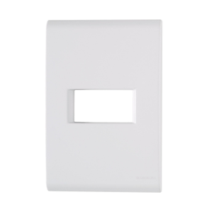 PLACA 4X2 1P TRAMONTINA LIZ BRANCA