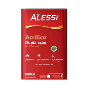Slide326 TINTA ALESSI ACR FOS LATEX DUPLA ACAO BRANCO 18L