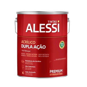 Slide327 TINTA ALESSI ACR FOS LATEX DUPLA ACAO BRANCO 3,6L