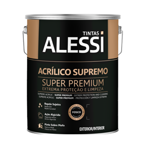 Slide330 TINTA ALESSI ACR FOS SUPREMO SUPER PREMIUM BRANCO 3,6L