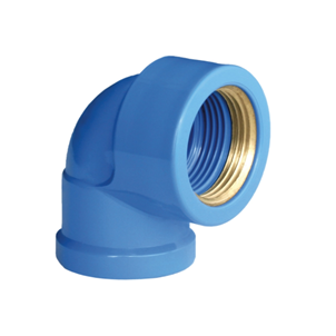 Slide55 JOELHO 90o SOLDAVEL C/ BUCHA DE LATAO LR DE 25mm X 1/2" PLASTILIT