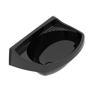 LAVATORIO PLASTICO PEQUENO METASUL PRETO