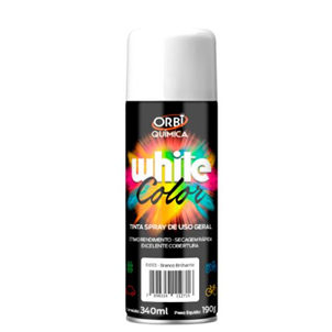 SPRAY ORBI  BRANCO BRILH 340ML/190G