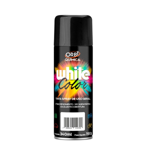 Slide216 SPRAY ORBI PRETO FOSCO 340ML/190G