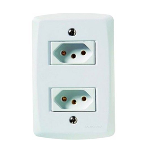 Slide286 CJ 2 TOMADAS 2P+T 20A/250V LUX2 BR