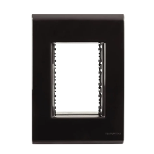 PLACA 4X2 3 POSTOS GRAFITE LIZ