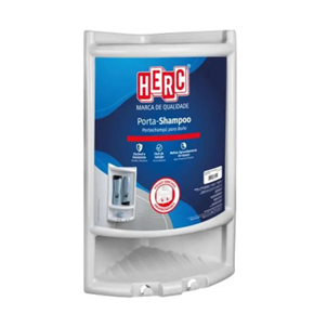 Slide46 CANTONEIRA (PORTA SHAMP) CINZA CLARO PVC HERC
