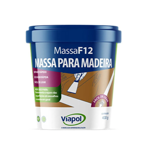 Slide67 MASSA F12 400GR BRANCA VIAPOL
