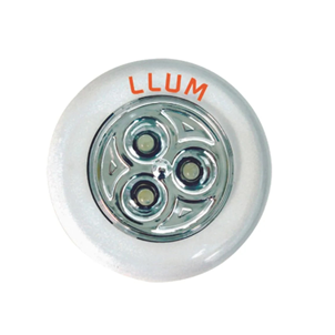 Slide11 LUMINARIA BUTTON 3LEDS BRANCA