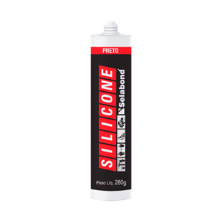 SILICONE SELABOND (TUBO) (PRETO) 280G
